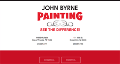 Desktop Screenshot of johnbyrnepainting.com